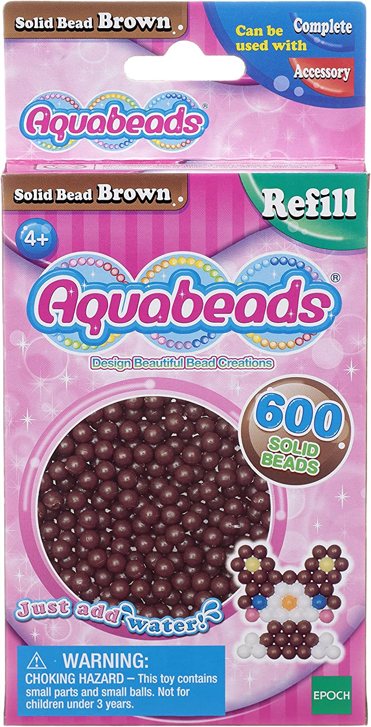 32598 -AQUABEADS Perline marrone Solide