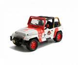 253253005 - JADA - Jurassic Park Jeep Wrangler in scala 1:24 die-cast