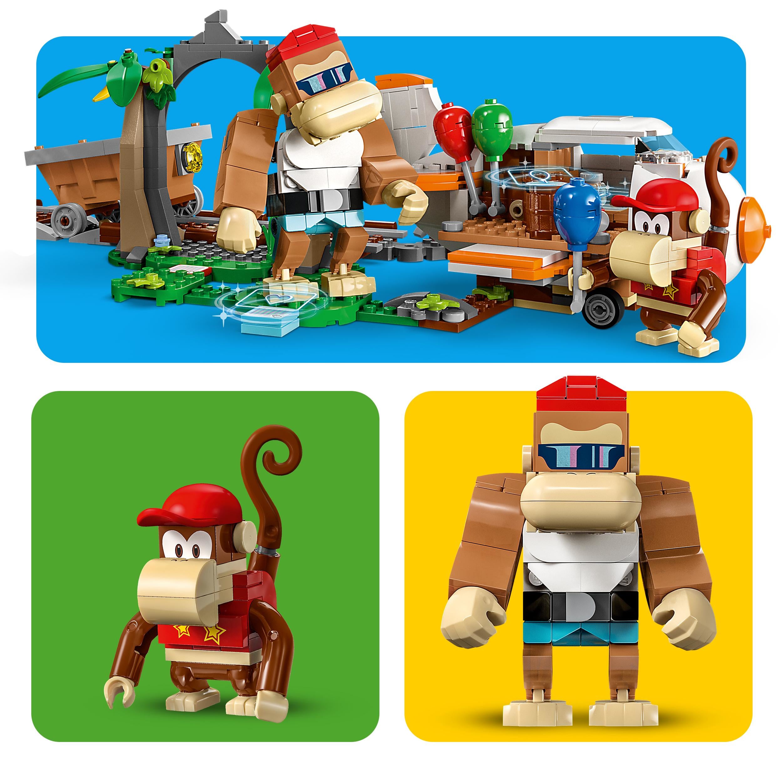 71425 LEGO Super Mario  Pack di espansione Corsa nella miniera di Diddy Kong