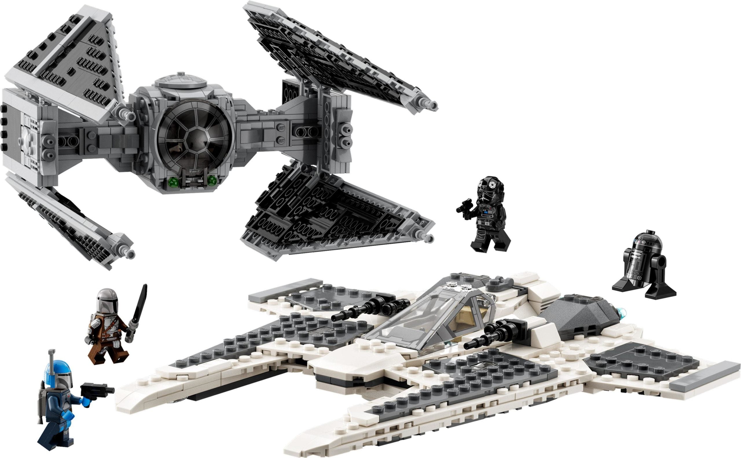 75348 - LEGO Star Wars - Fang Fighter mandaloriano vs TIE Interceptor