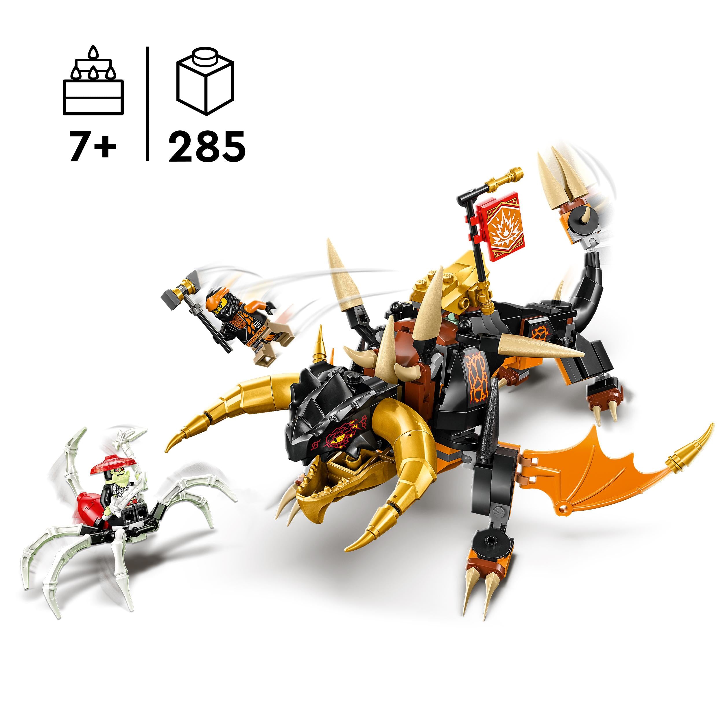 71782 LEGO Ninjago - Drago di Terra di Cole - EVOLUTION -