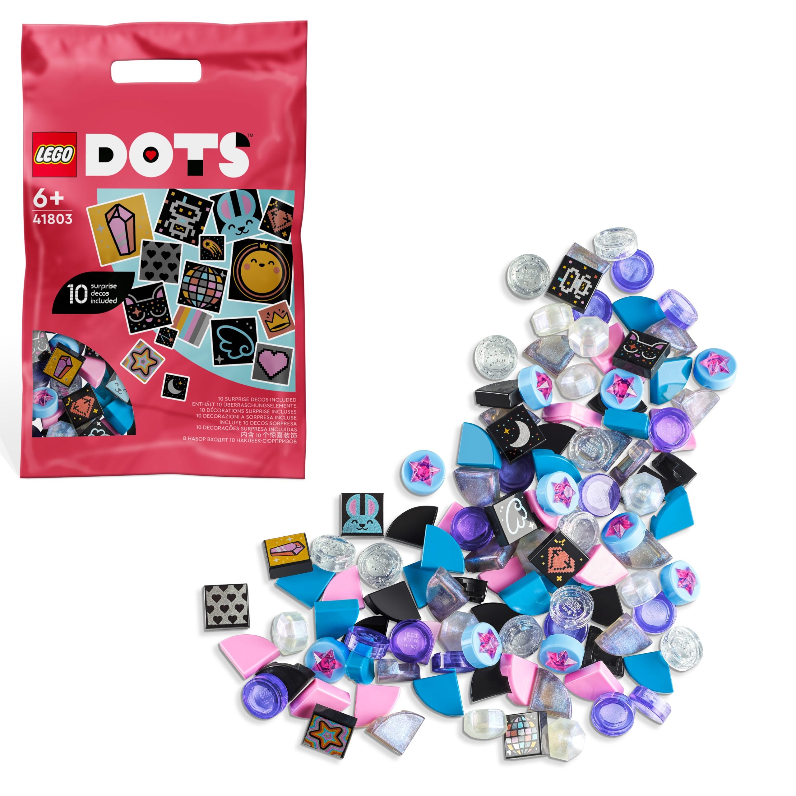 41803 LEGO DOTS - Extra DOTS Serie 8  Brilla e scintilla
