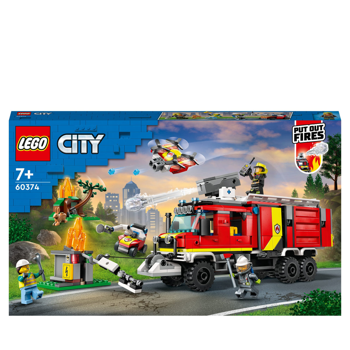 60374 LEGO City Fire - Autopompa dei vigili del fuoco