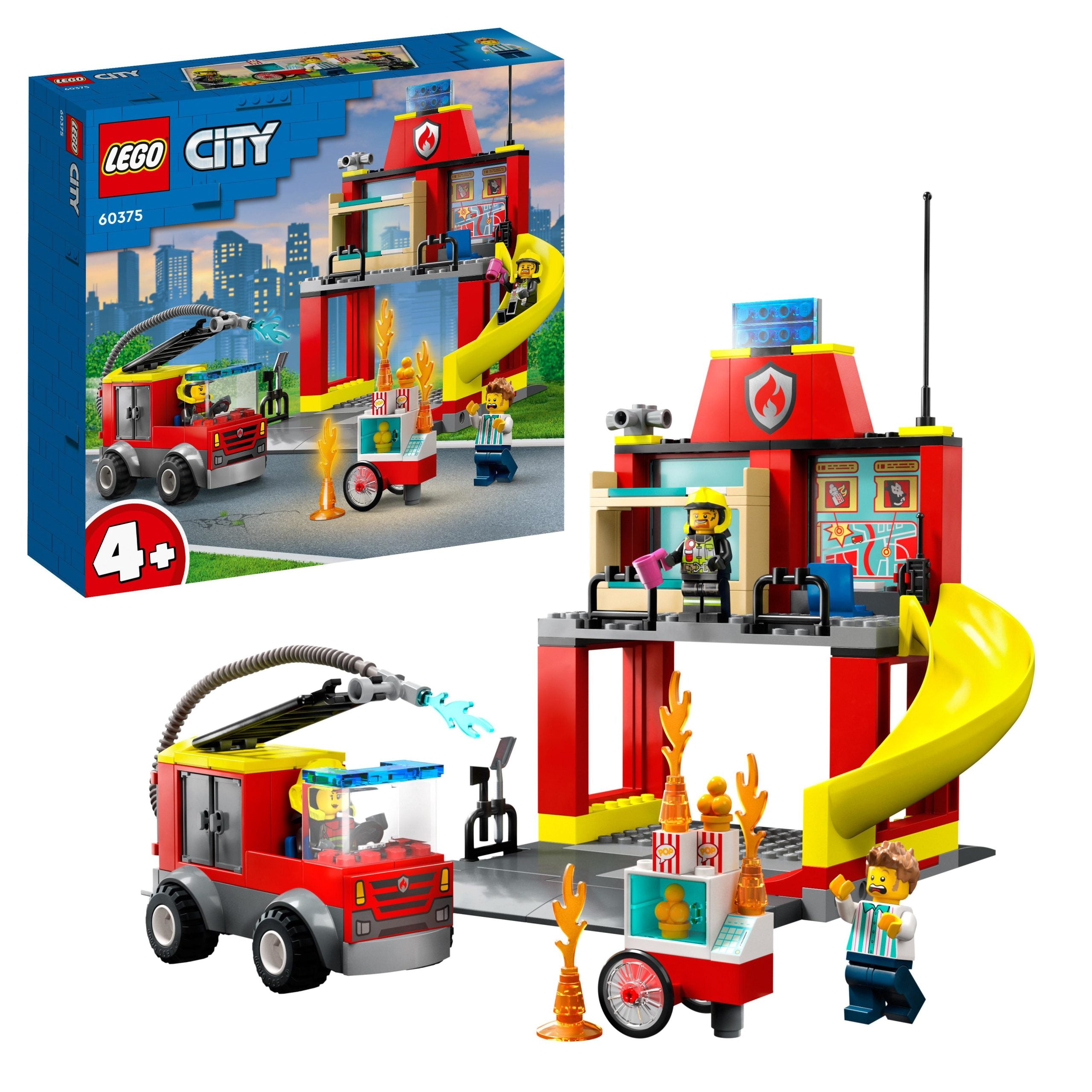 60375 LEGO City Fire - Caserma dei pompieri e autopompa