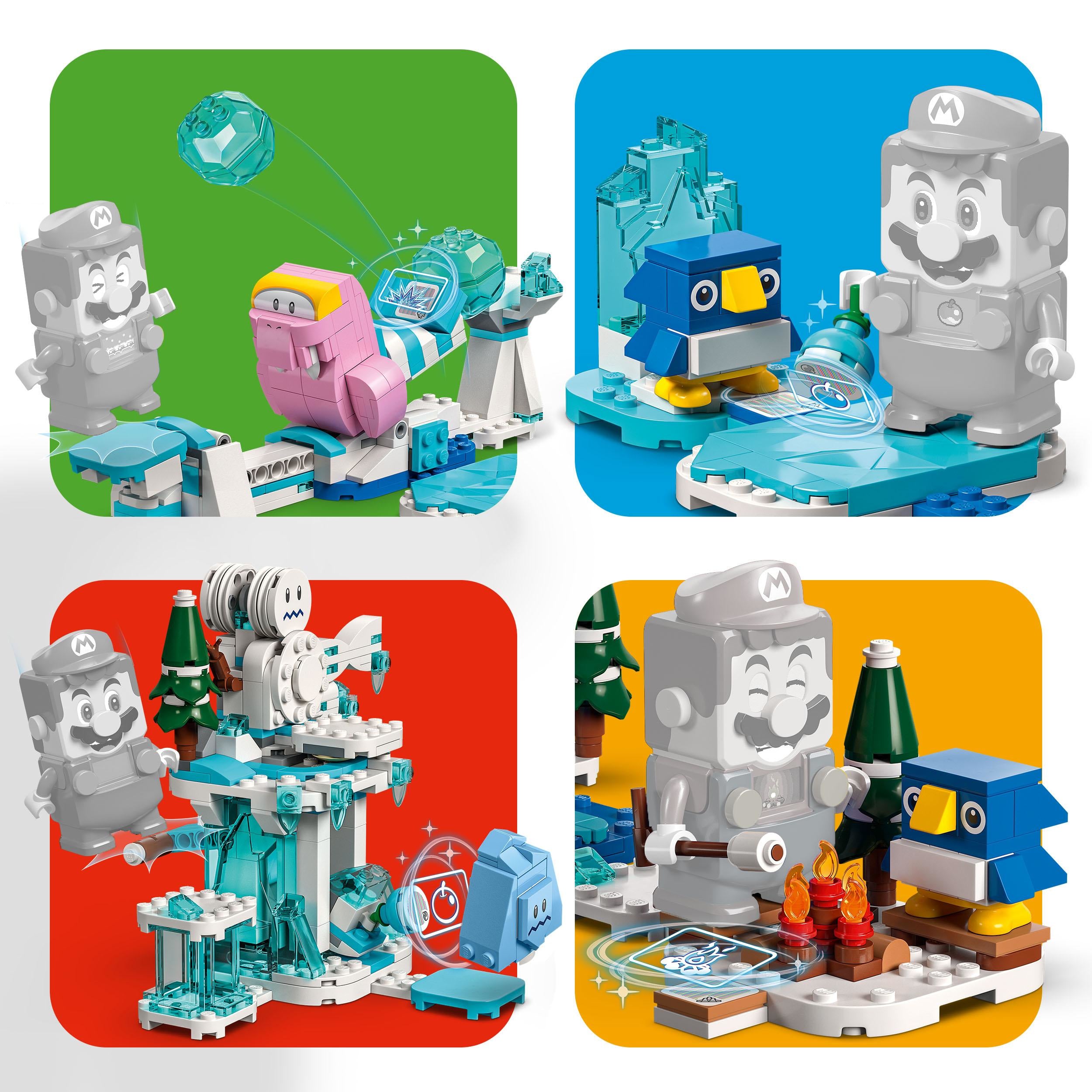 71417 LEGO Super Mario - Set di espansione Fliprus Snow Adventure -