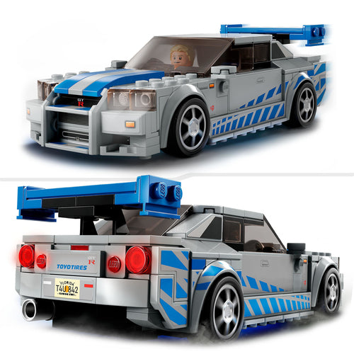 76917 - Lego - Speed Champions - 2 Fast 2 Furious Nissan Skyline GT-R –  Full Toys