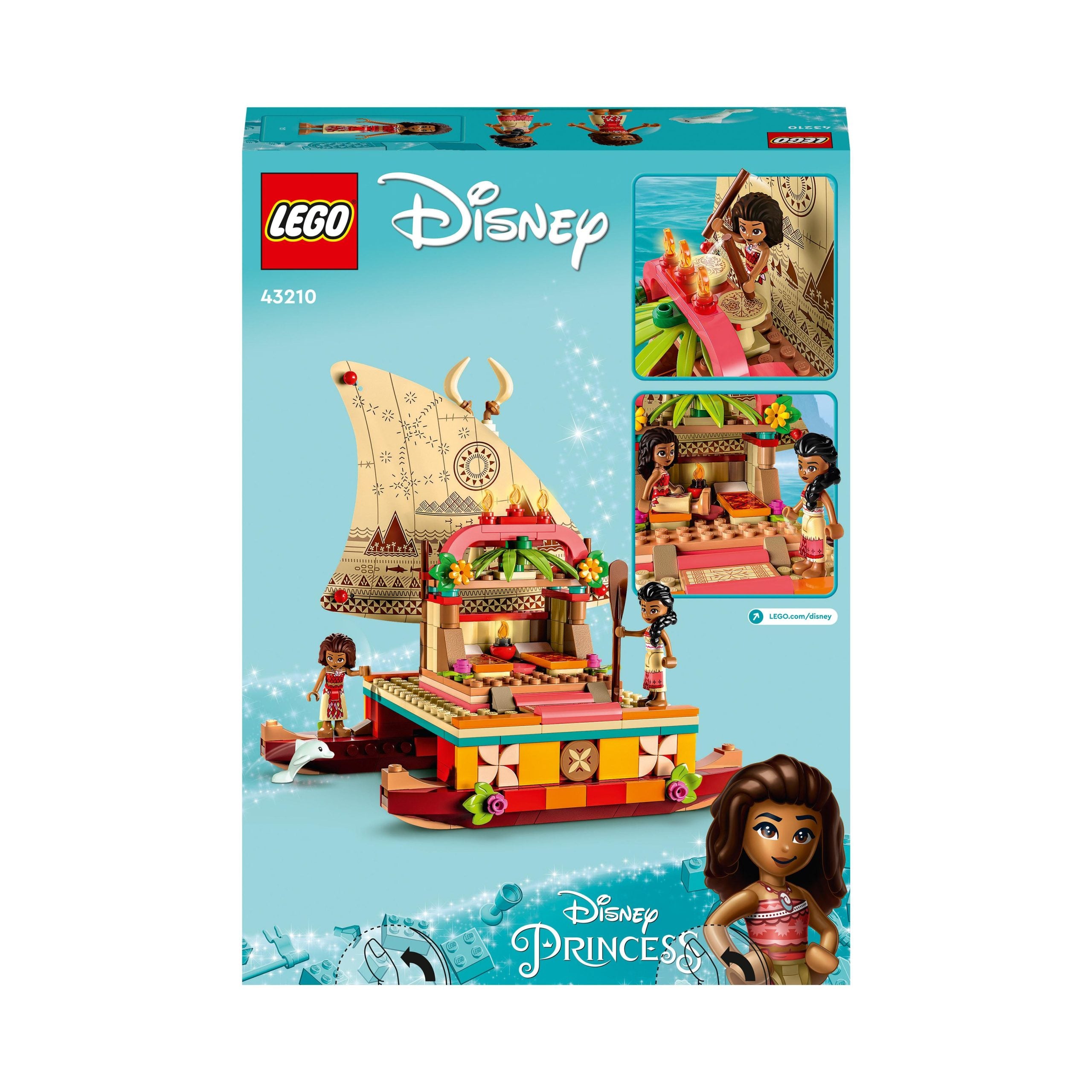 LEGO Disney Princess La barca a vela di Vaiana