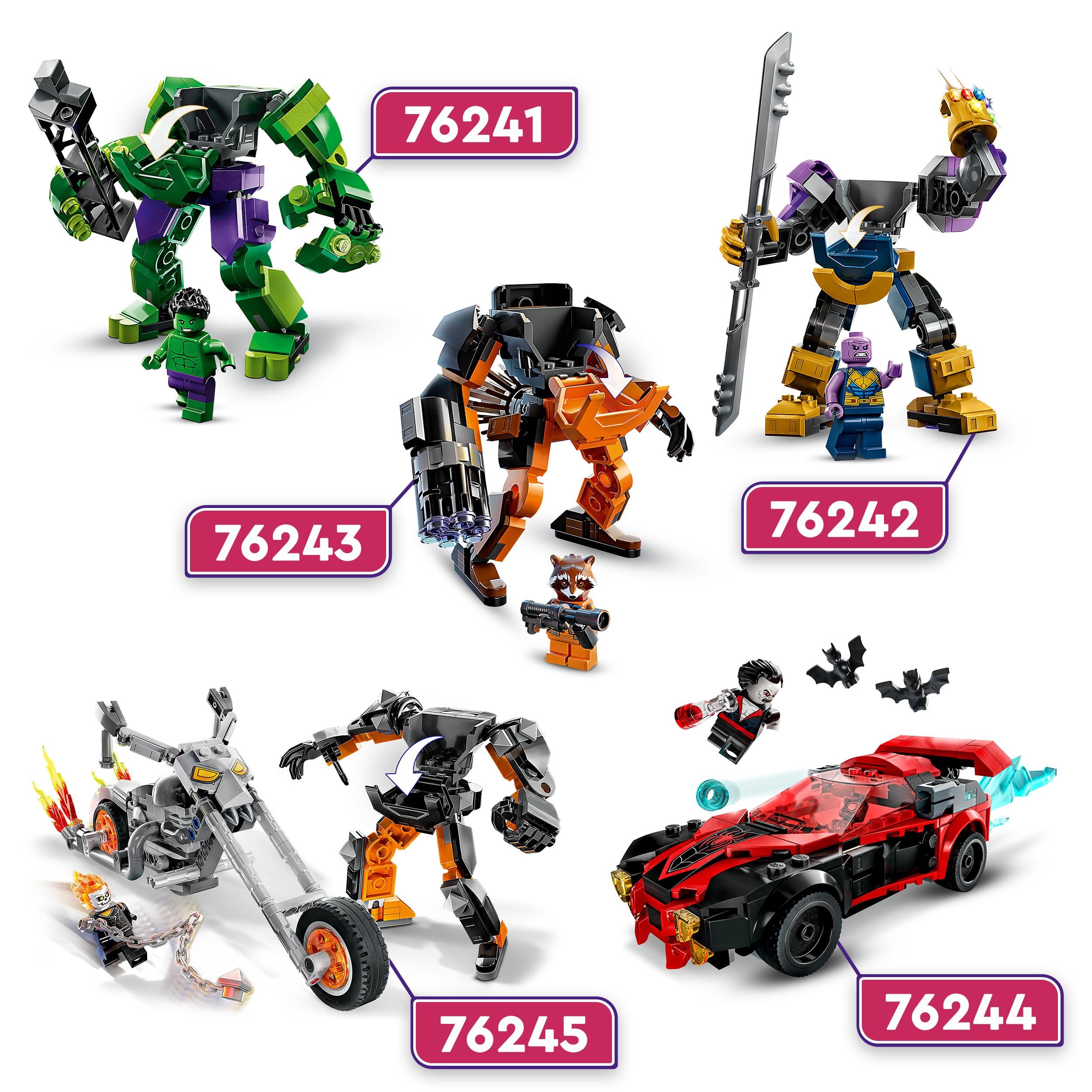 76242 LEGO Super Heroes - Armatura Mech di Thanos