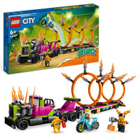 60357 LEGO City Stuntz - Stunt Truck: sfida dell'anello di fuoco