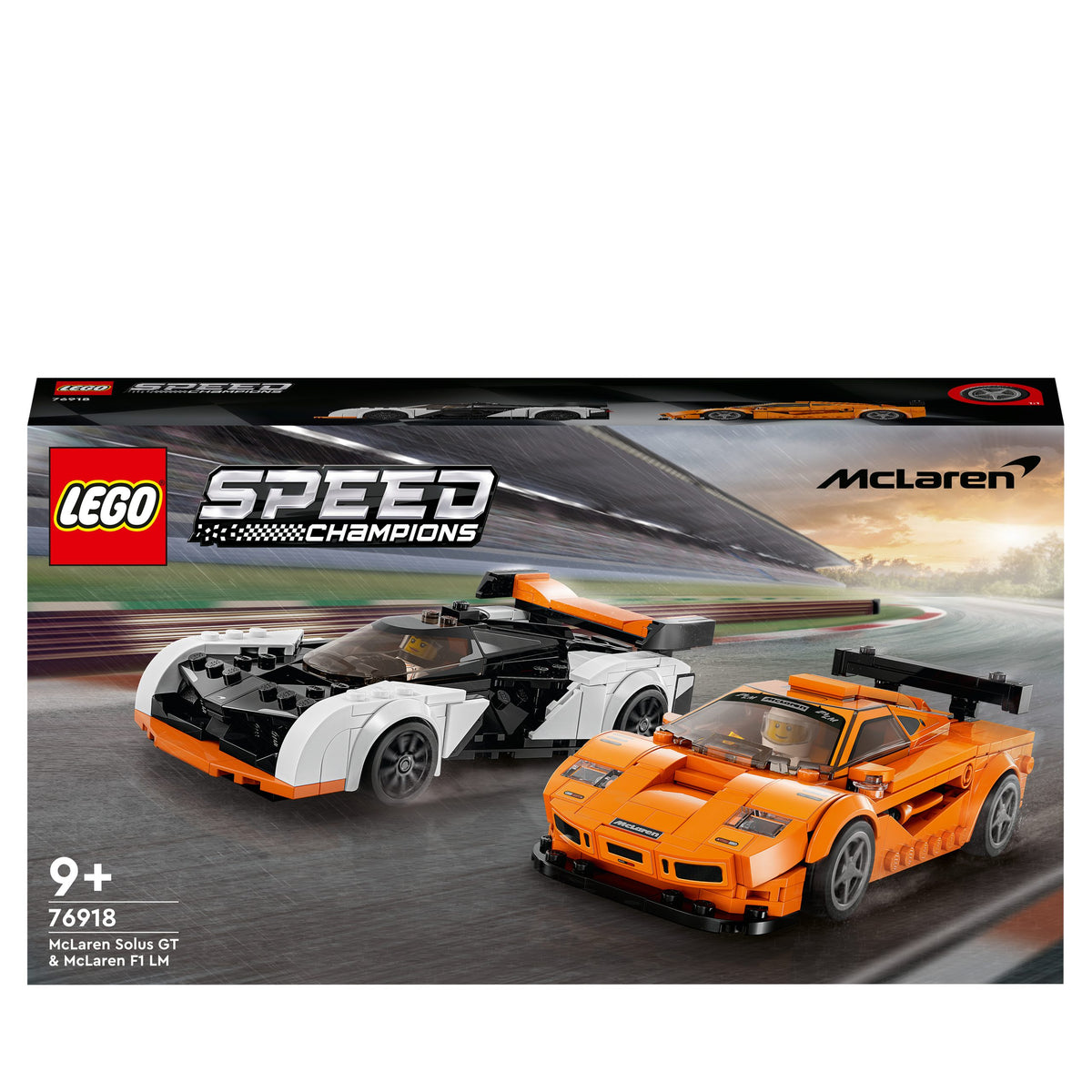 76918 - Lego - Speed Champions - McLaren Solus GT &amp; McLaren F1 LM