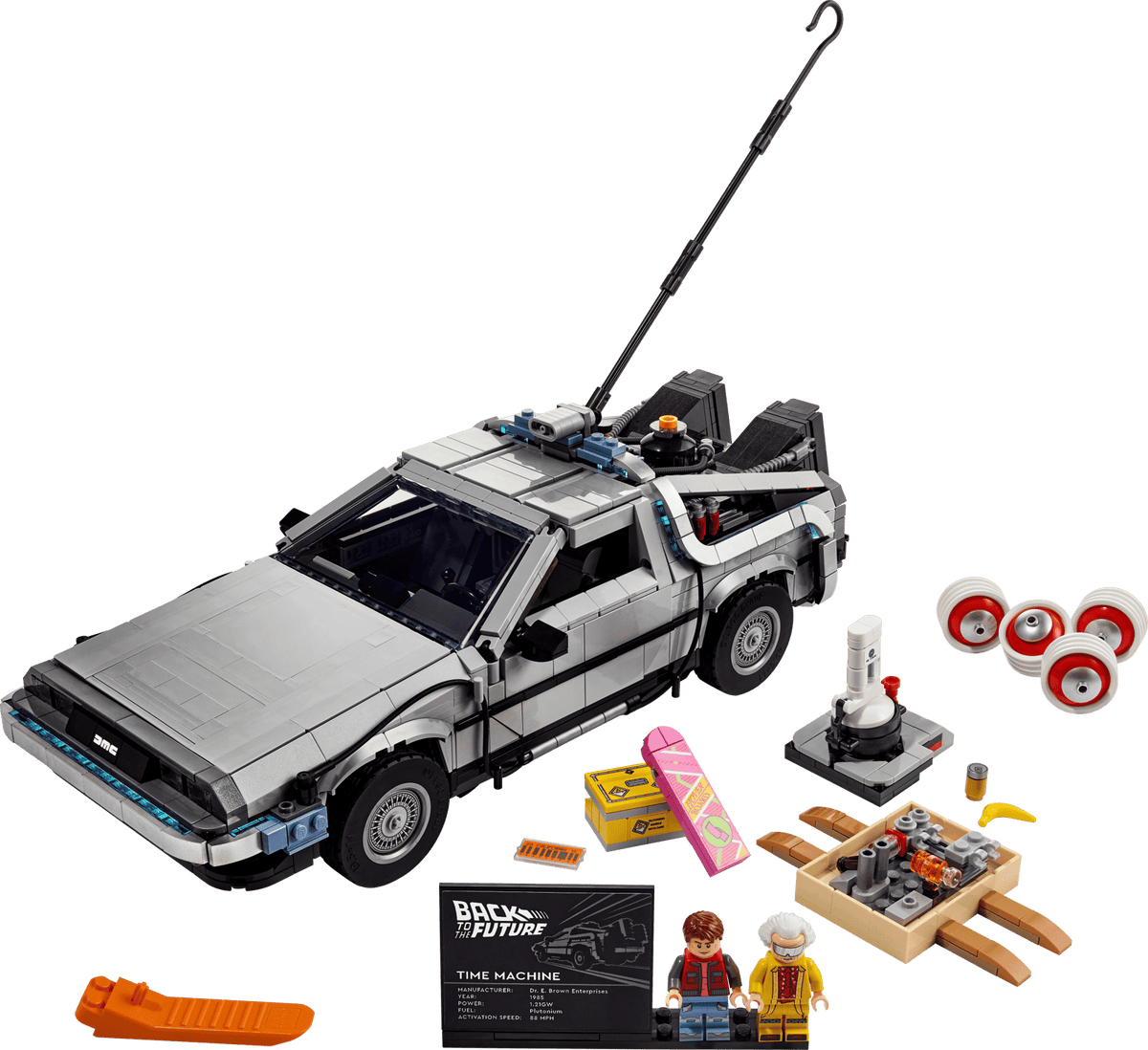 10300 LEGO Creator Expert - Macchina del tempo - Ritorno al futuro