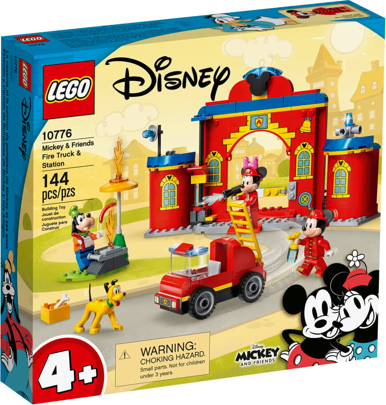 10776 Lego  Disney  Caserma dei pompieri e fuoristrada antincendio di Topolino