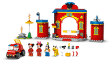 10776 Lego  Disney  Caserma dei pompieri e fuoristrada antincendio di Topolino