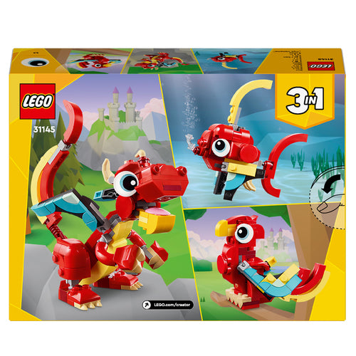 31145 LEGO Creator Drago rosso