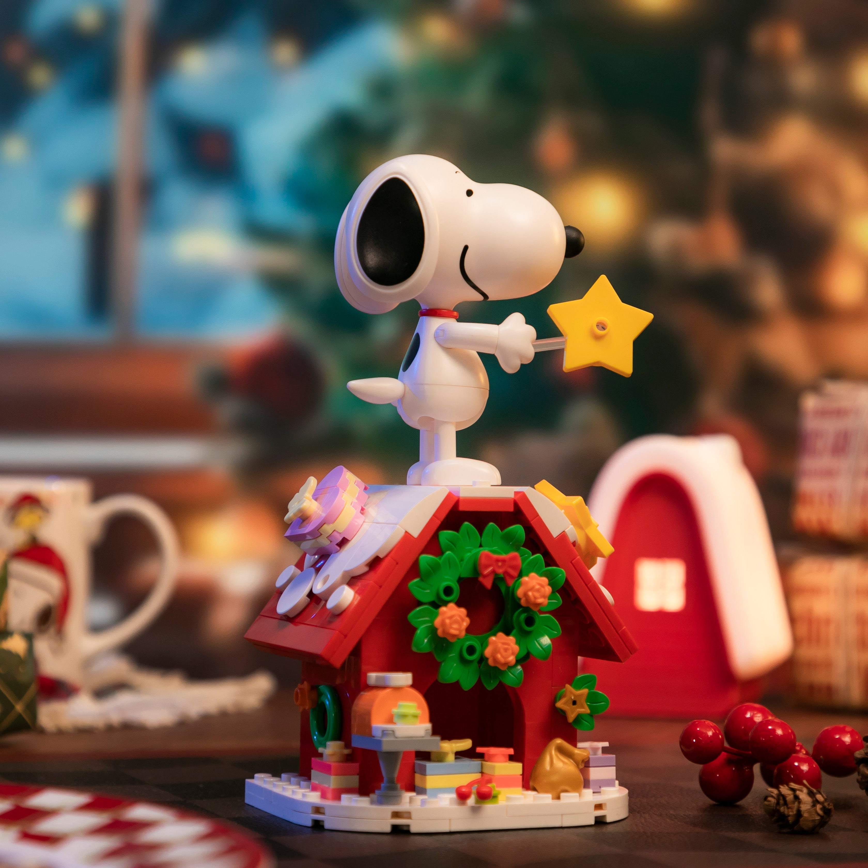 86909 PANTASY set di mattoncini collezione Peanuts L'albero di Natale di Snoopy