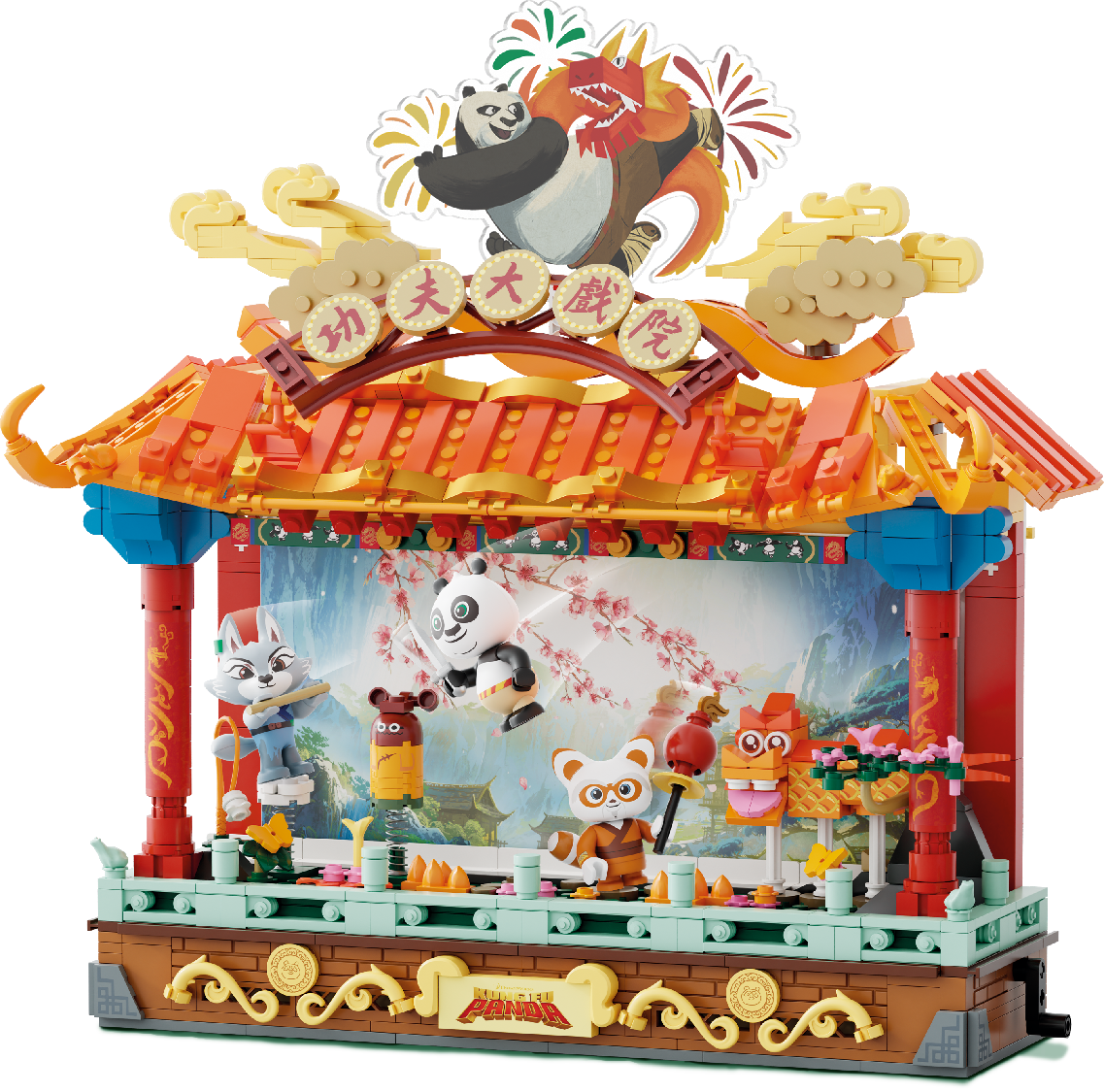 86514 Pantasy Kung Fu Panda Tempio Kung Fu Set Costruzioni da Collezione