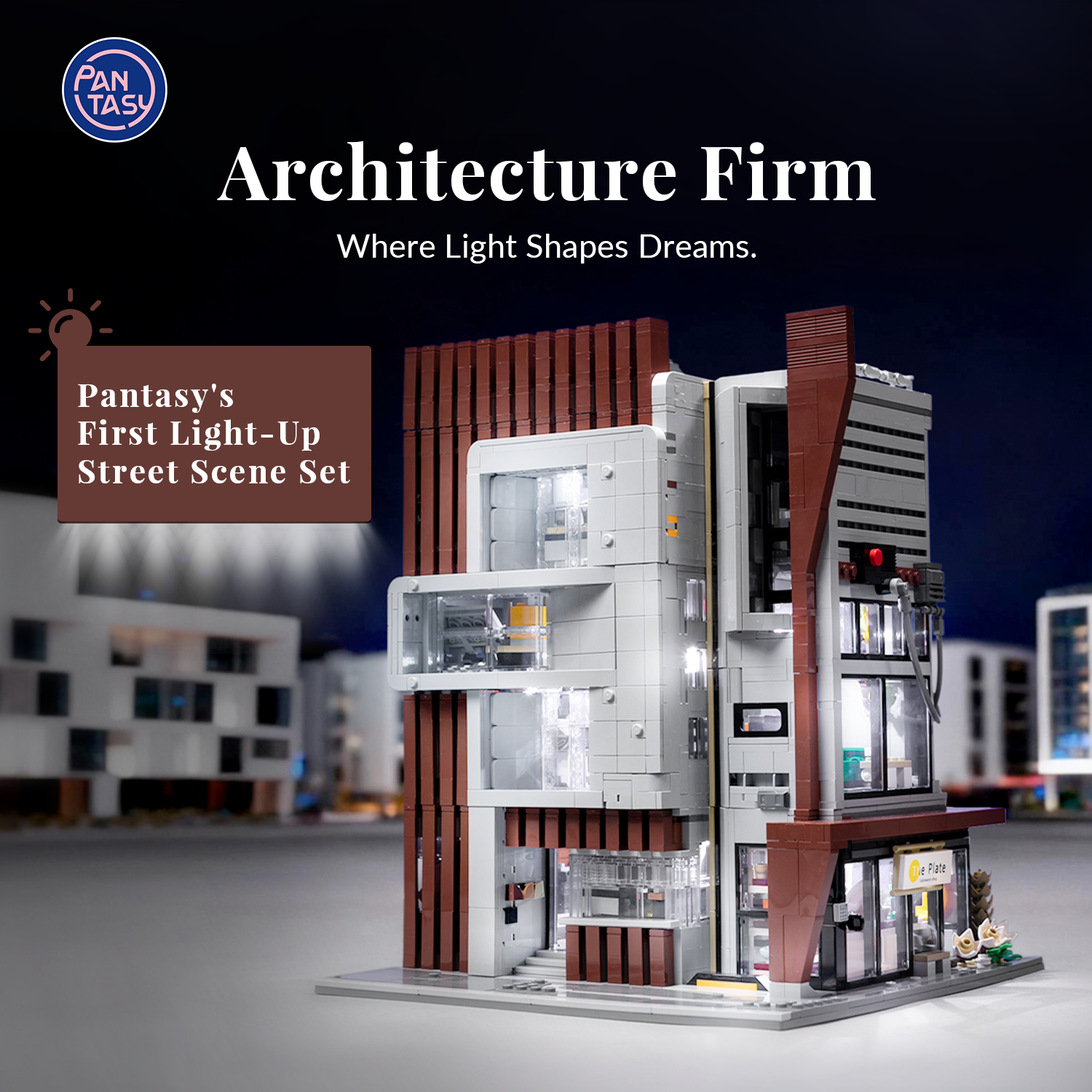85041 PANTASY set mattoncini collezione Edifici Modulari:Studio di Architettura
