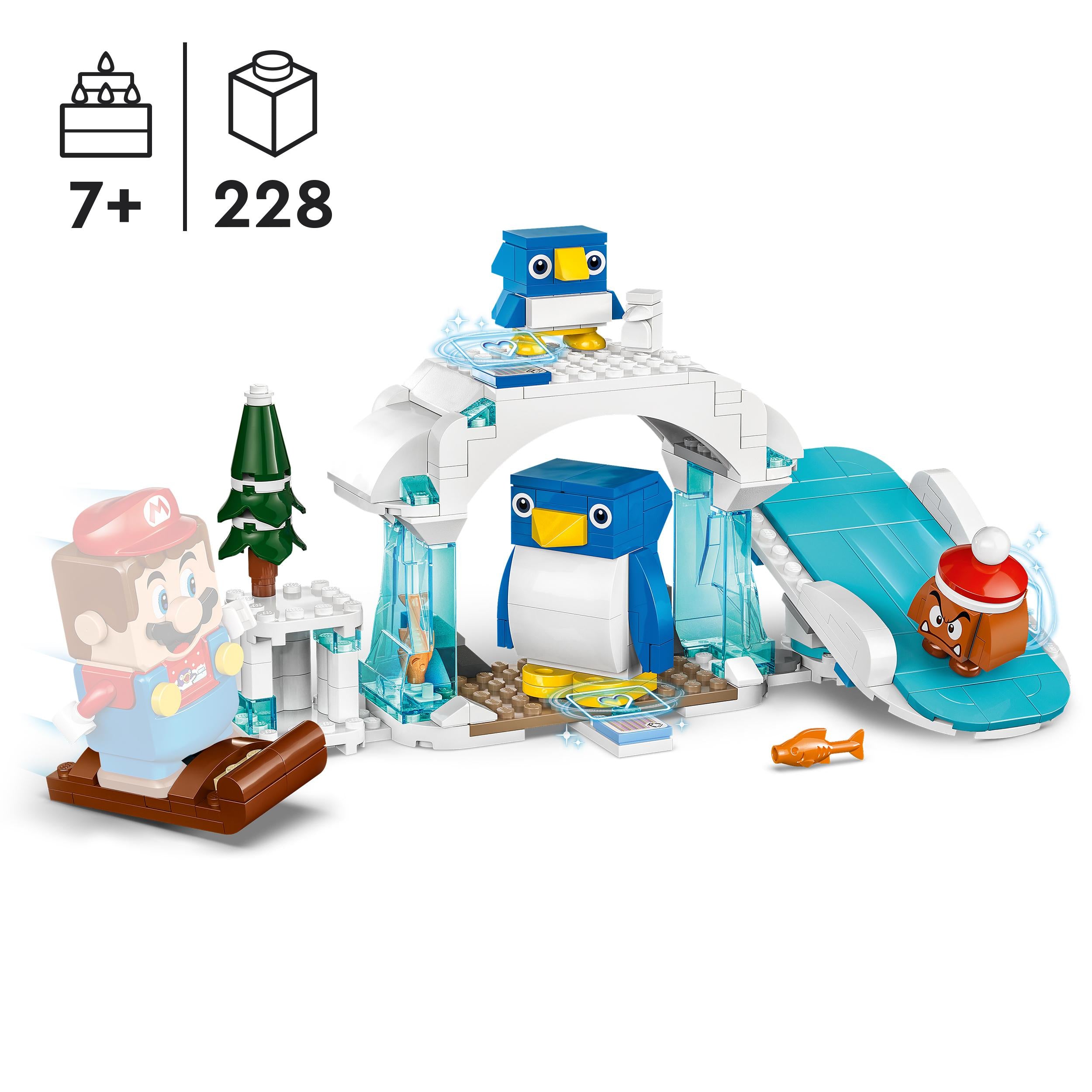 71430 LEGO Super Mario Pack di espansione La settimana bianca della famiglia Pin