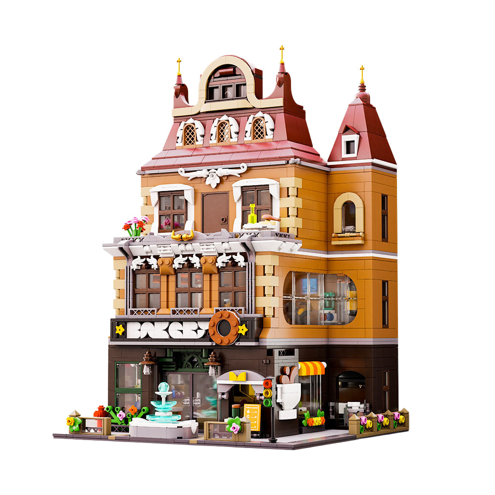 PANTASY Il Panificio  Edificio Modulare Set Costruzioni Bakery da Collezione