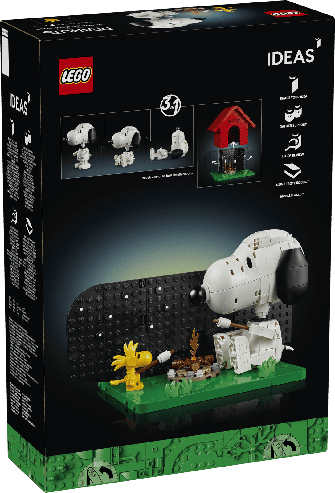 21368 Lego Ideas Peanuts: la cuccia di Snoopy