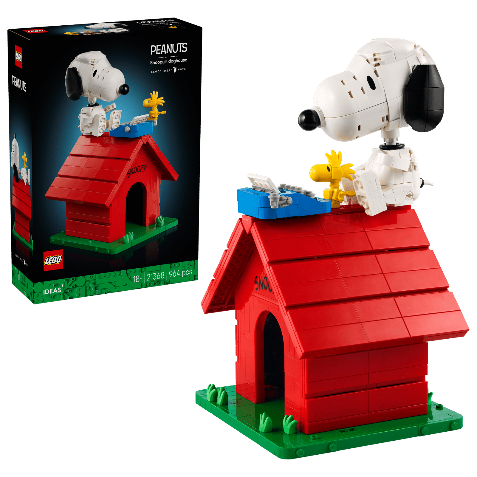 21368 Lego Ideas Peanuts: la cuccia di Snoopy