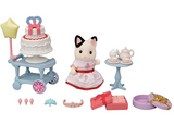 5646 Sylvanian Families - Set Party - ragazza Gatto Tuxedo