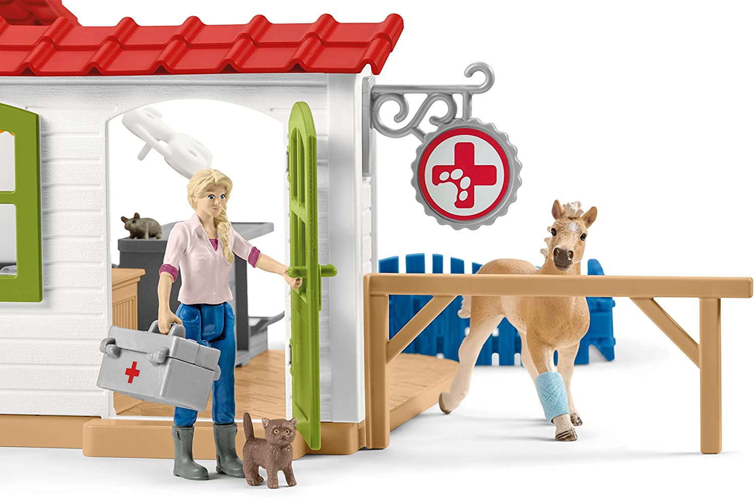 Farm World Schliech-S 42502 Clinica Veterinaria Con Animali