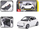 18-22106 - Bburago - 1:24 -  FIAT 500 - Bianca