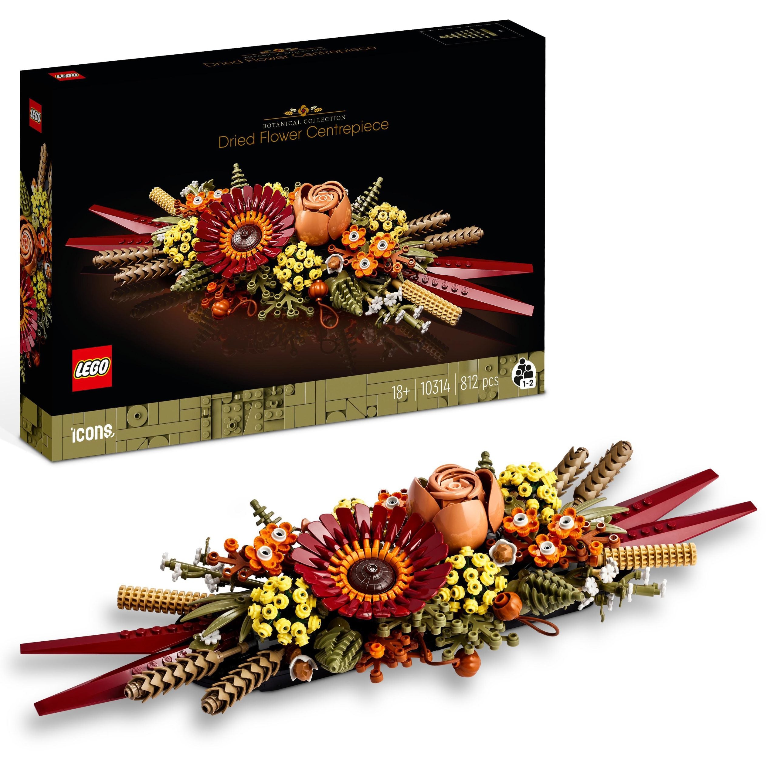 10314 LEGO BOTANICAL - Centrotavola di fiori secchi