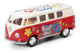 KINSMART 1962 VOLKSWAGEN CLASSICAL BUS CON STAMPA DIE-CAST colore casuale