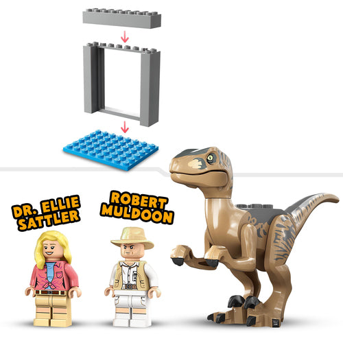 76957 LEGO Jurassic World La fuga del Velociraptor