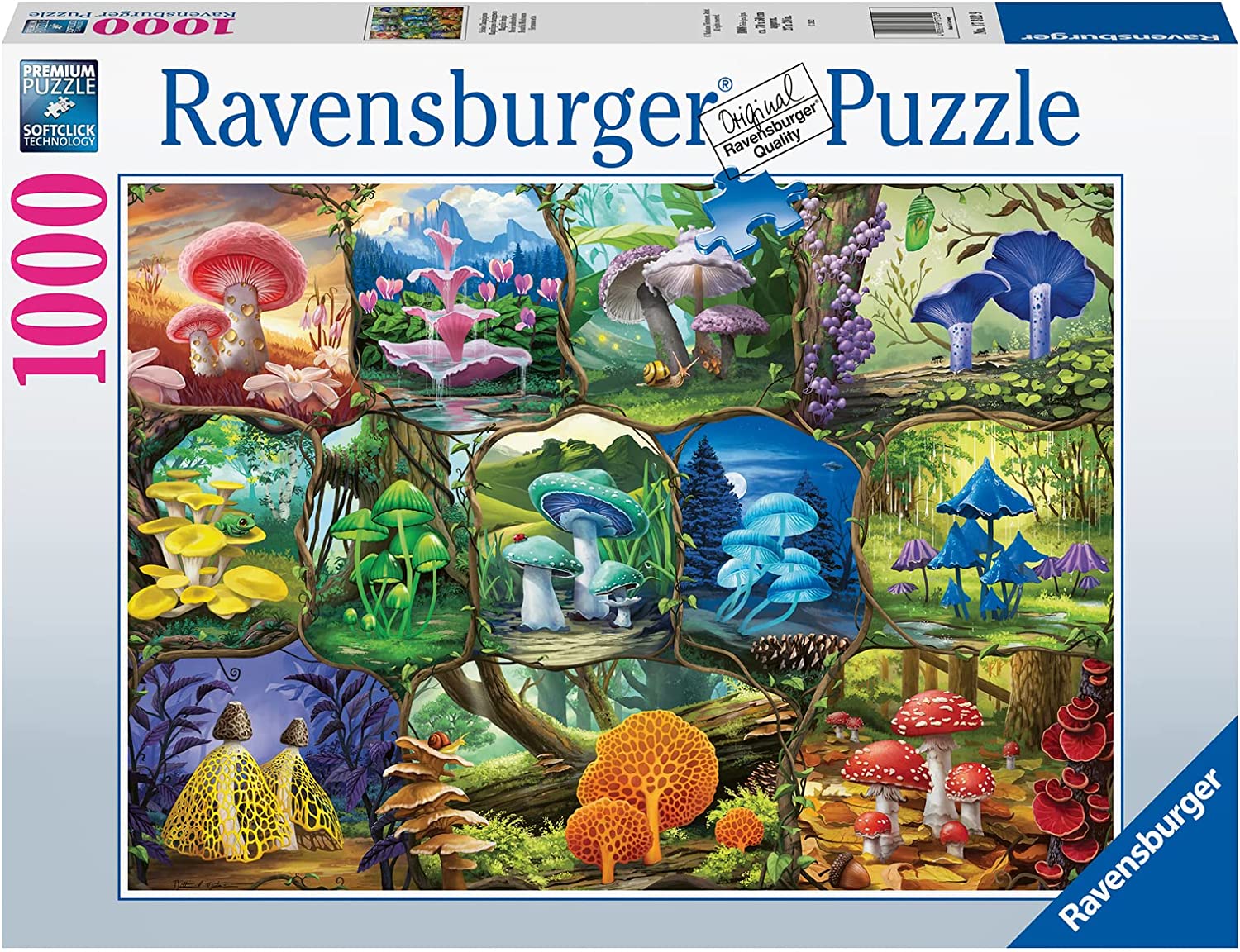 17312 - RAVENSBURGER - Funghi incantevoli - 1000 pz - Puzzle