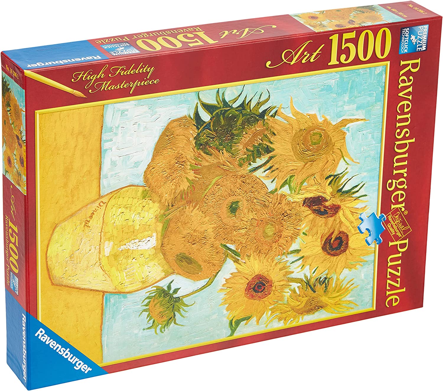 16206 Ravensburger Puzzle Van Gogh: Vaso con girasoli