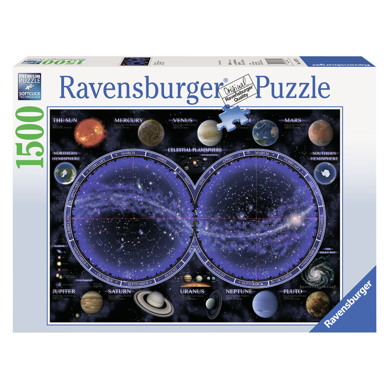 16373 - RAVENSBURGER - Planisfero celeste - 1500 pz - Puzzle per adulti