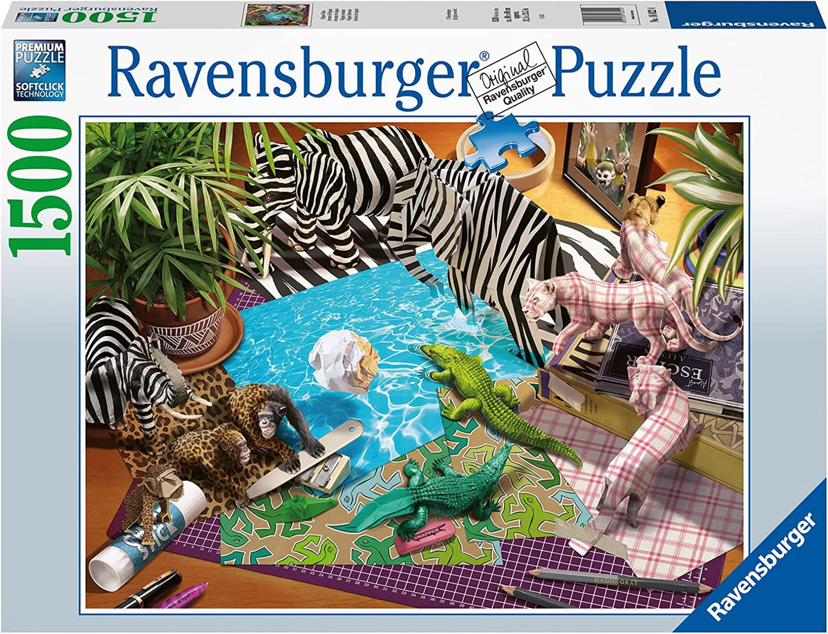 16822 - RAVENSBURGER - Avventure di Origami - 1500 pz - Puzzle