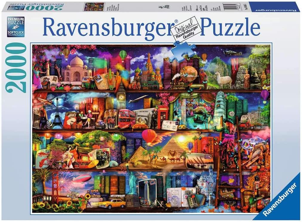 16685 - RAVENSBURGER - Miracoloso mondo dei libri - 2000 pz - Puzzle per Adulti
