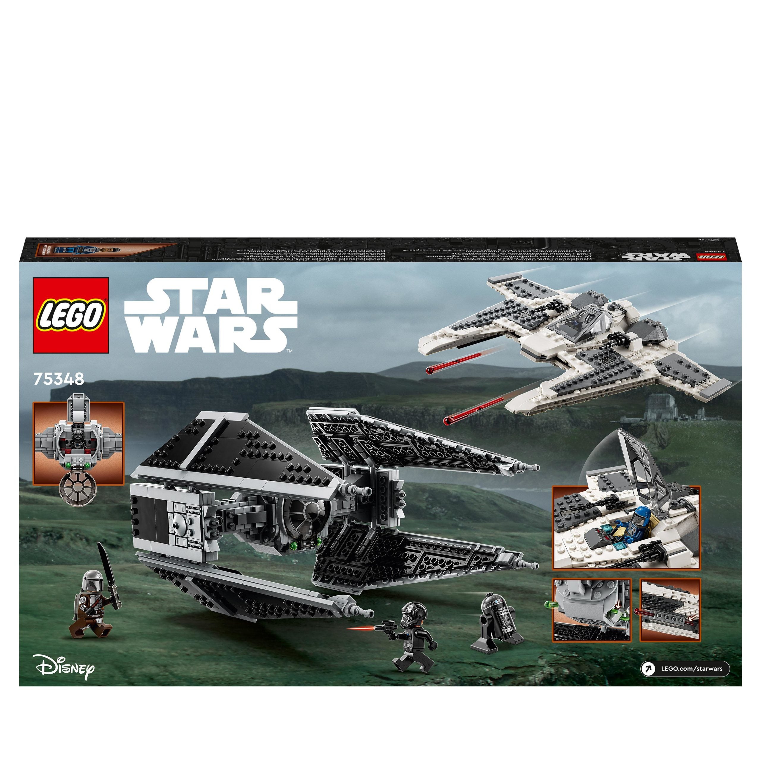 75348 - LEGO Star Wars - Fang Fighter mandaloriano vs TIE Interceptor