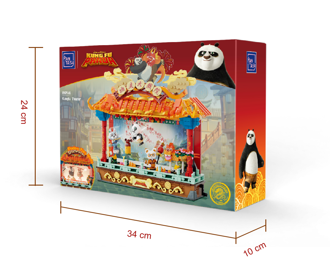 86514 Pantasy Kung Fu Panda Tempio Kung Fu Set Costruzioni da Collezione