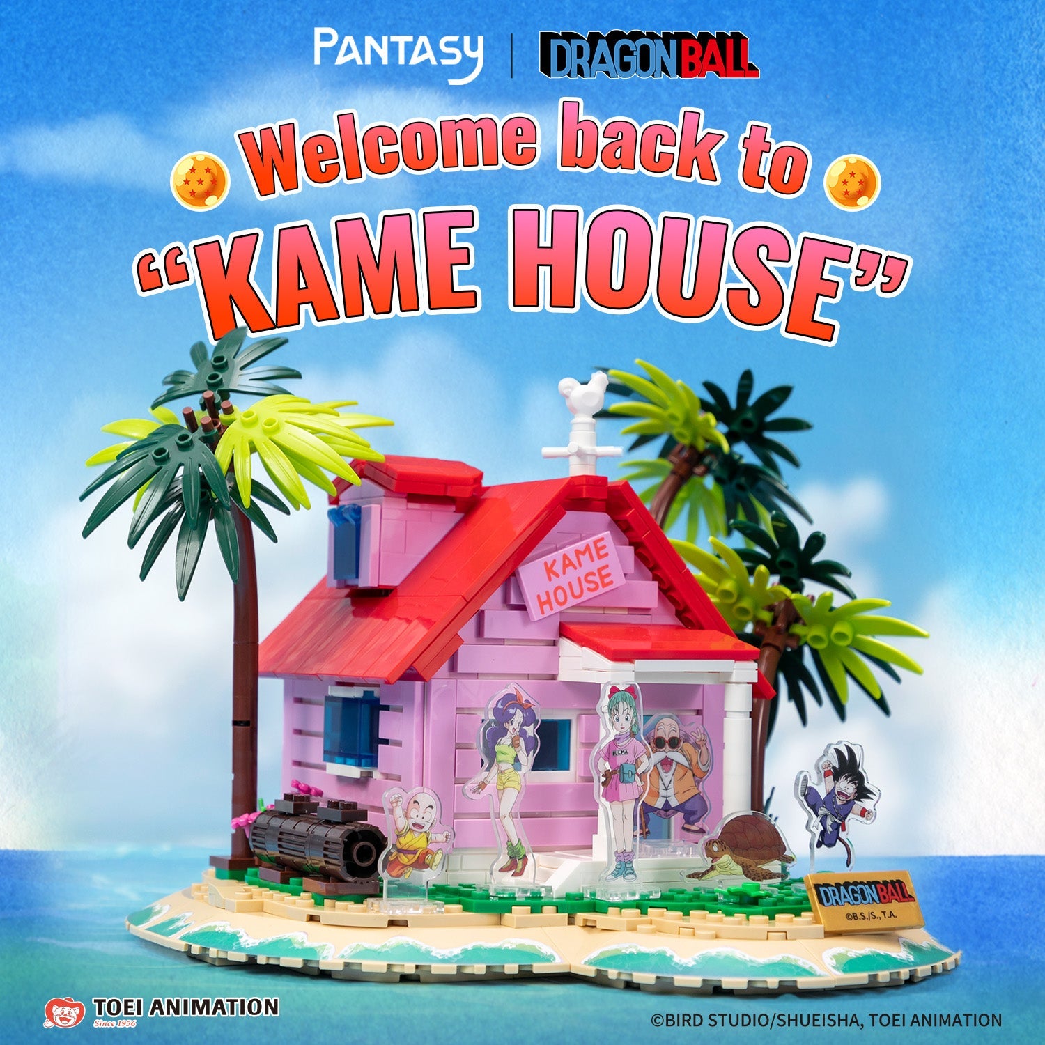 PANTASY set di mattoncini collezione Dragon Ball: Kame House