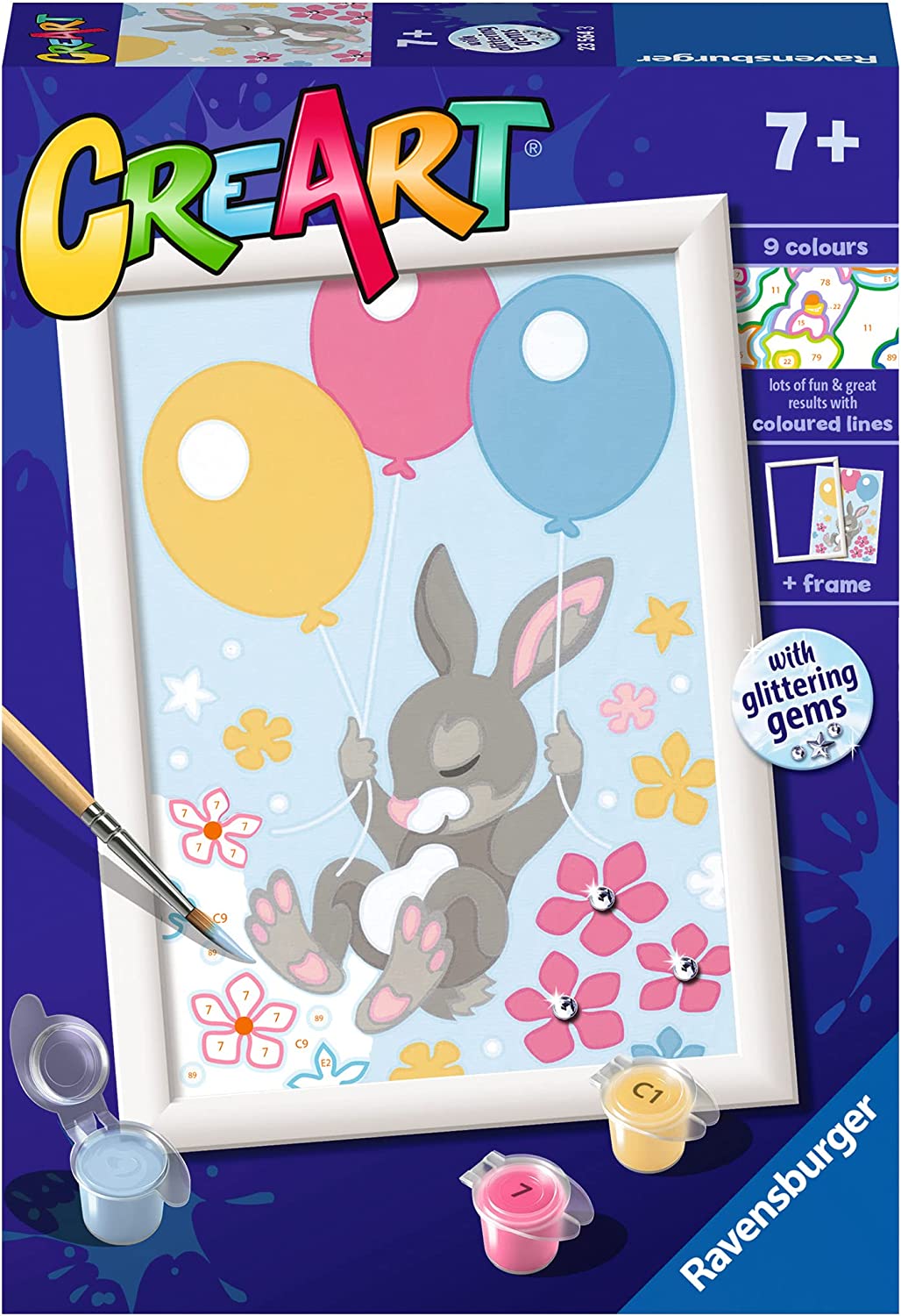 23564 CreArt Serie E Classic - Bunny con palloncini