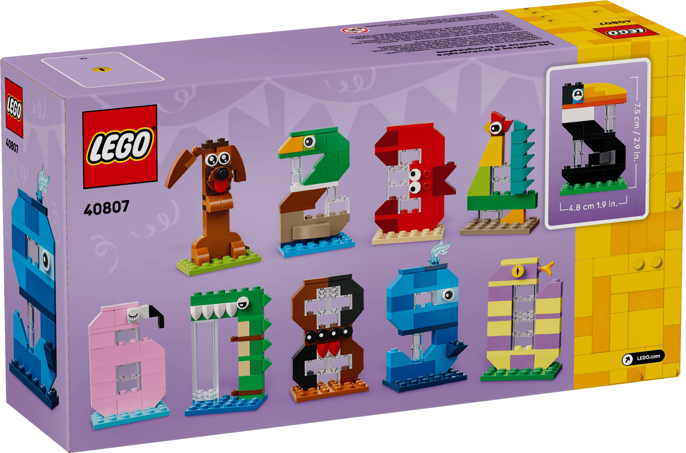40807 Lego Altro Numeri del compleanno