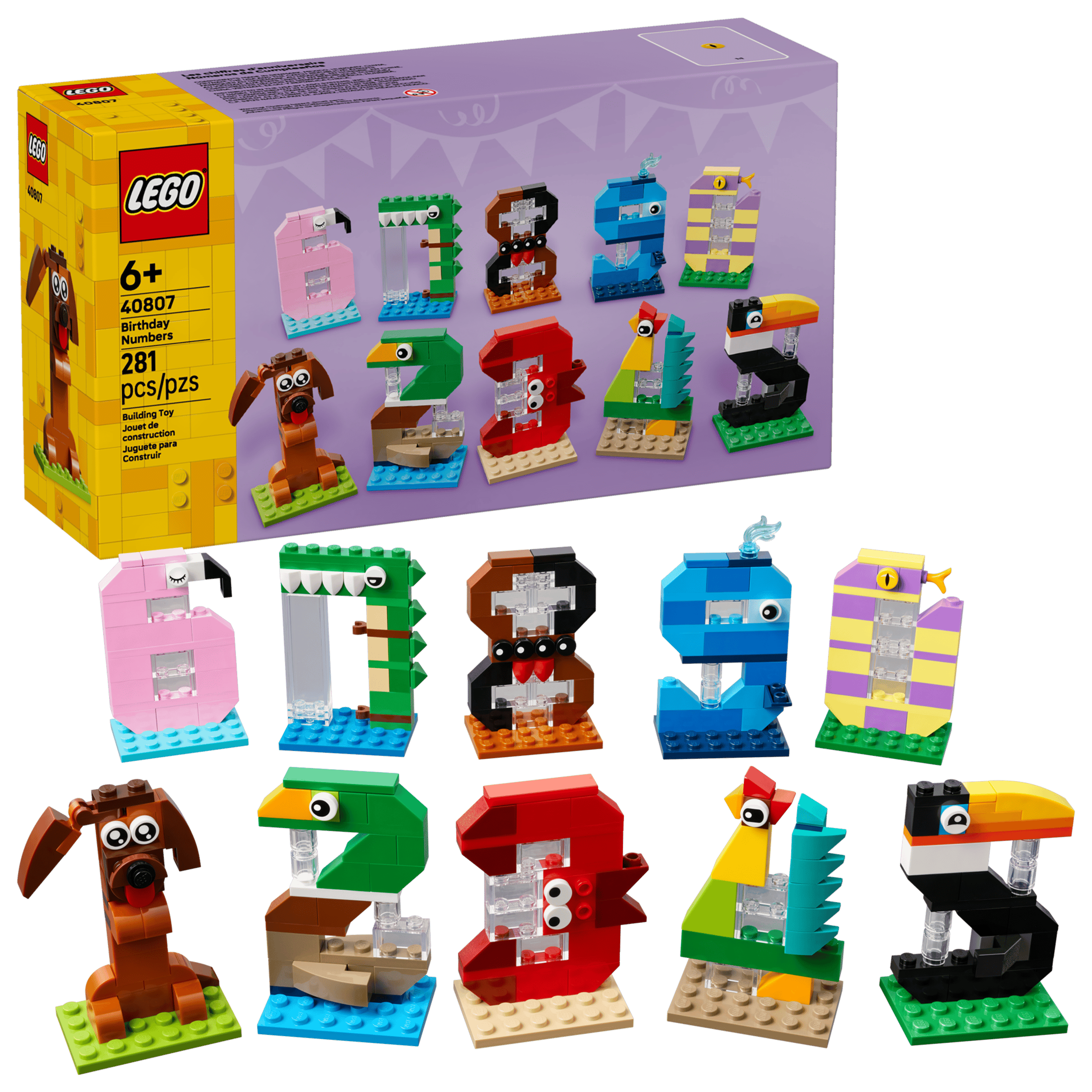 40807 Lego Altro Numeri del compleanno
