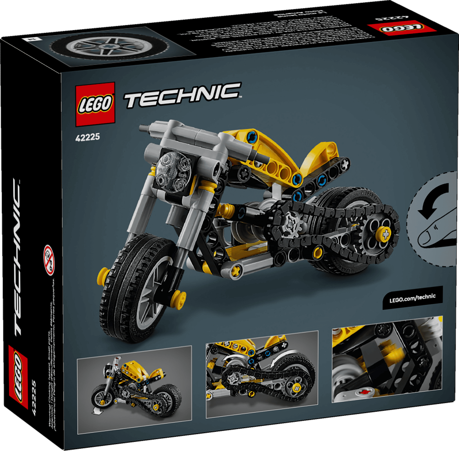 42225 Lego Technic Moto gialla