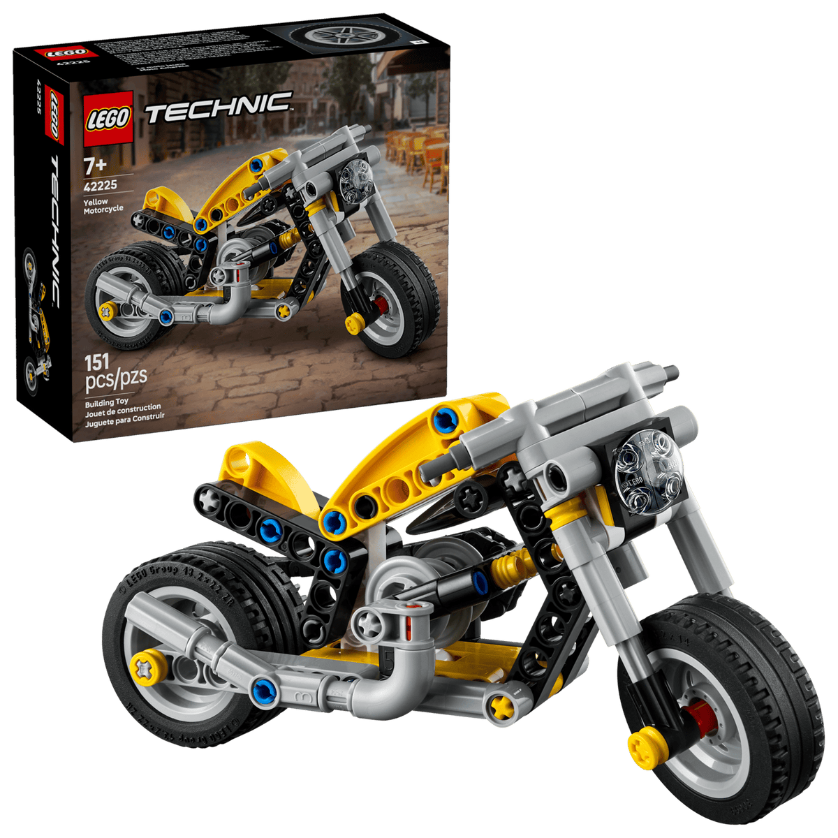42225 Lego Technic Moto gialla