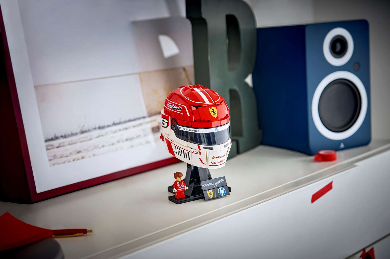 43014 Lego Editions V Casco di Charles Leclerc Scuderia Ferrari HP