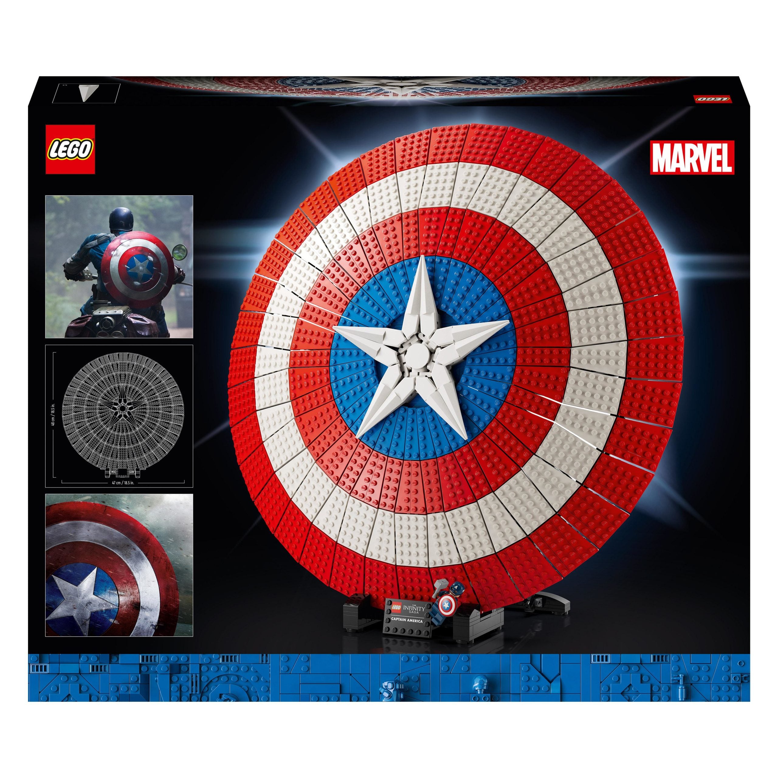 76262  LEGO Super Heroes Marvel  Lo scudo di Captain America