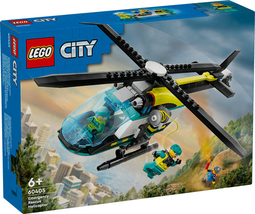 60405 LEGO City Great Vehicles Elicottero di soccorso di emergenza