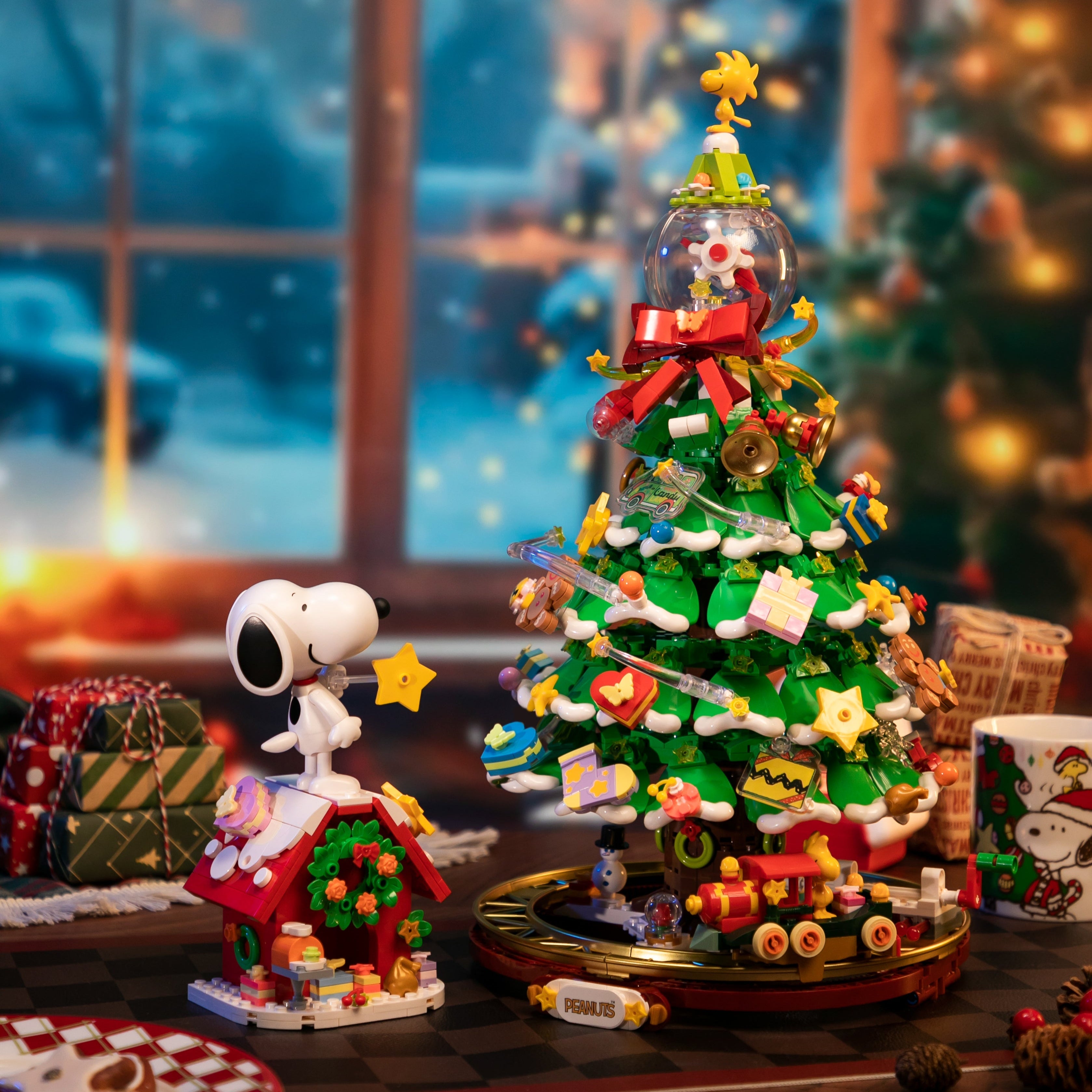 86909 PANTASY set di mattoncini collezione Peanuts L'albero di Natale di Snoopy