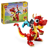 31145 LEGO Creator Drago rosso