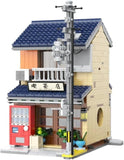 C66010W CaDA Japanese Tea Shop  Set Costruzioni Machiya Giapponese con Luci USB